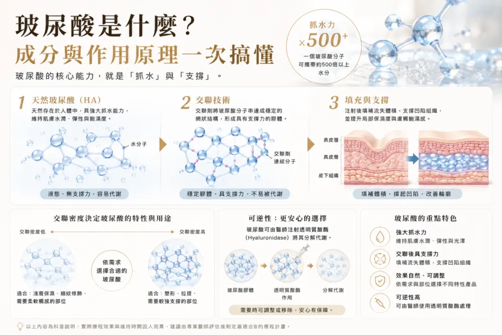 玻尿酸是什麼?成分與作用原理一次搞懂